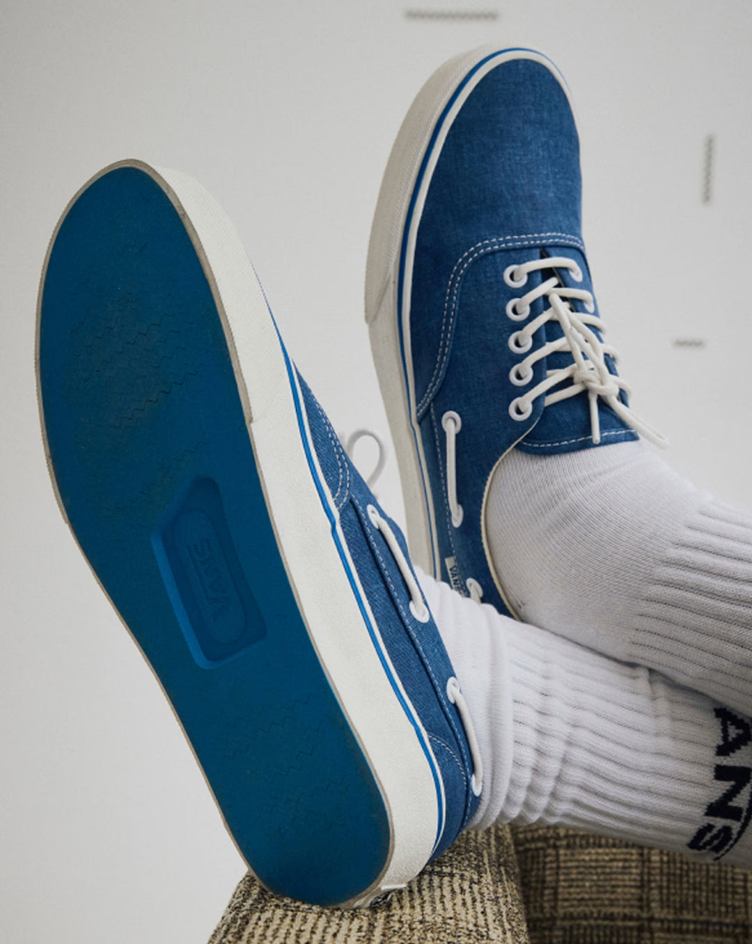 Vans Men's Authentic Boat Shoe - Navy/Marshmallow - Sun Diego Boardshop