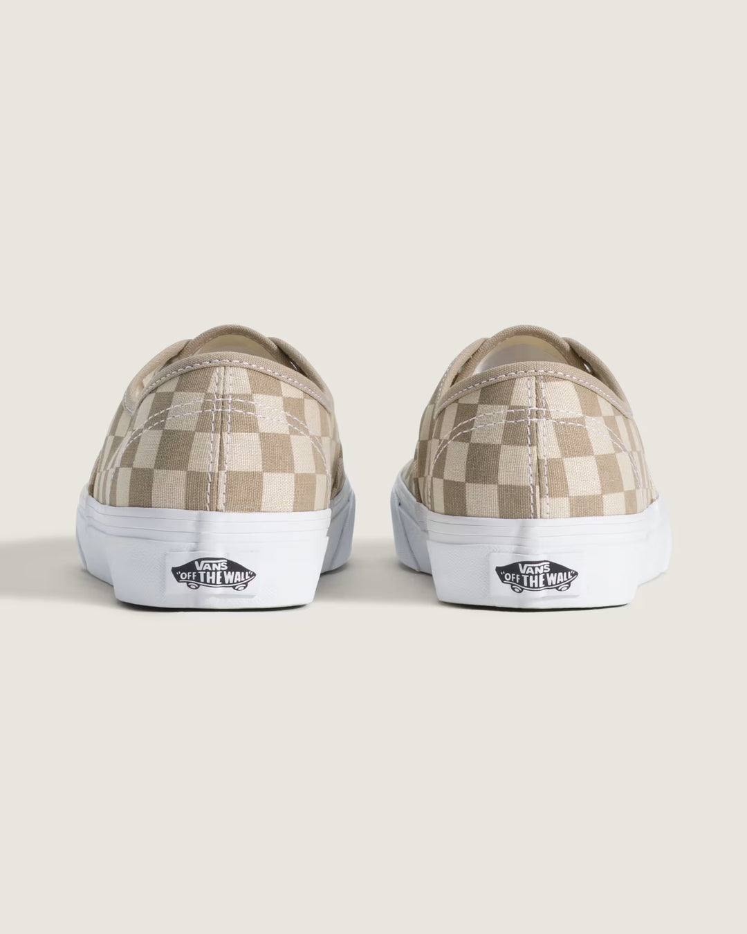 Vans Men's Authentic Checkerboard Shoe - Aluminum/Oatmeal - Sun Diego Boardshop