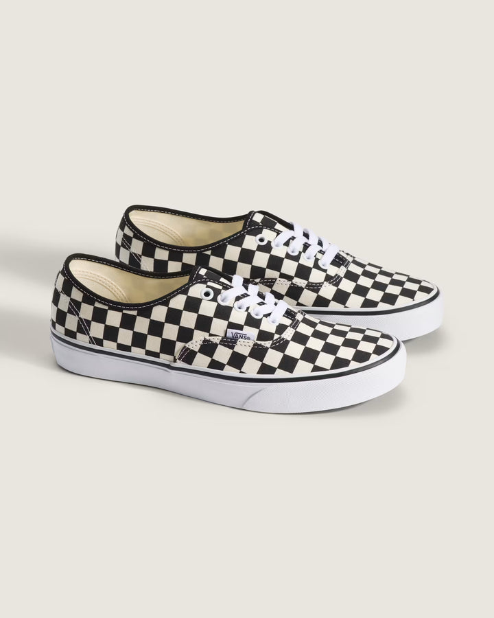 Vans Men's Authentic Checkerboard Shoe - Black/White - Sun Diego Boardshop