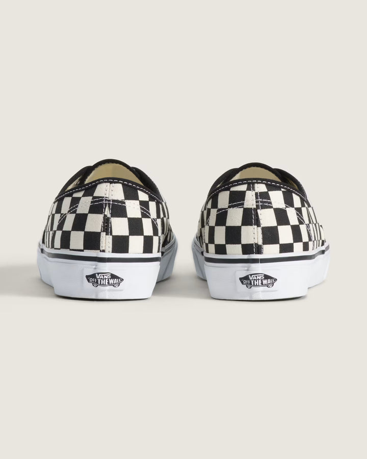Vans Men's Authentic Checkerboard Shoe - Black/White - Sun Diego Boardshop