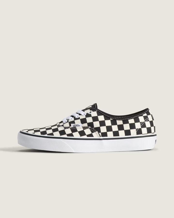 Vans Men's Authentic Checkerboard Shoe - Black/White - Sun Diego Boardshop