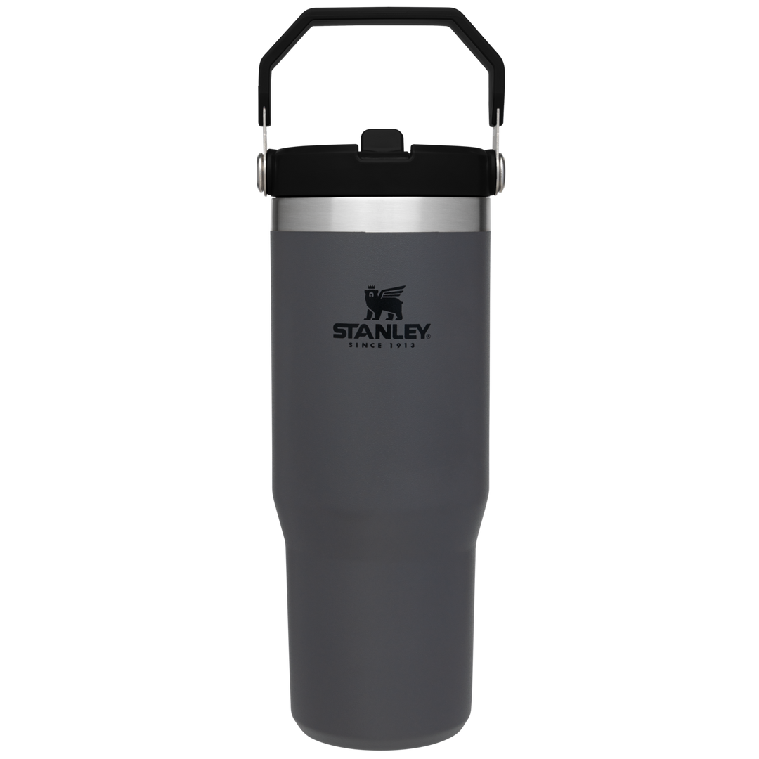 STANLEY The IceFlow Flip Straw Tumbler | 30 OZ - CHARCOAL - Sun Diego Boardshop