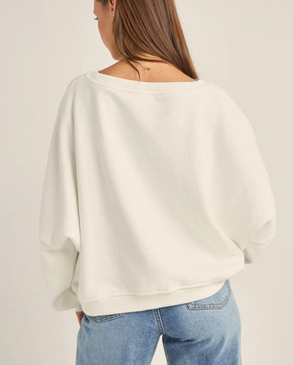 Rhythm Bora Bora Slouch Fleece - VINTAGE WHITE - Sun Diego Boardshop