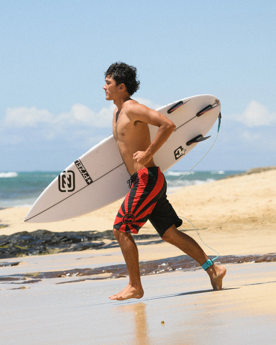 Billabong Men's A.I. Rising Sun Pro 22" Boardshorts - Black/Red - Sun Diego Boardshop