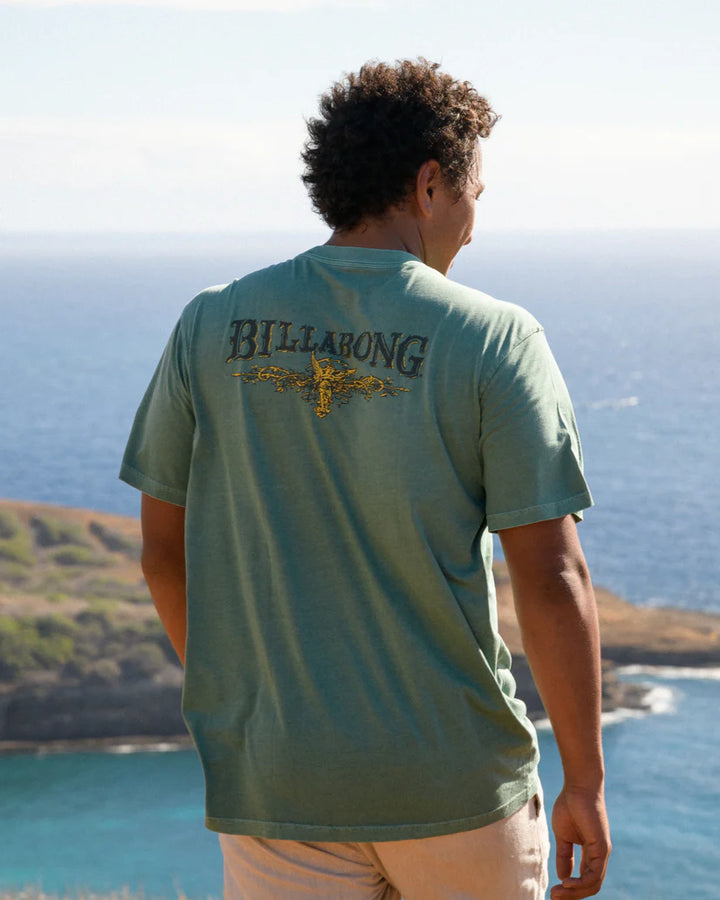 Billabong Pure Intentions Wave Washed Premium Short Sleeve T-Shirt - Seagreen - Sun Diego Boardshop