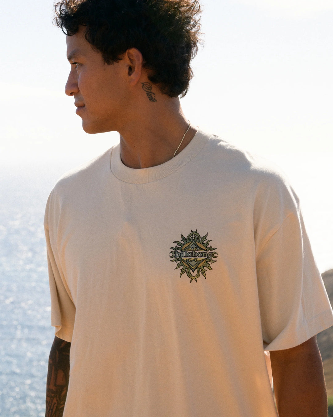 Billabong Men's Solar Flare OG T-Shirt - Oatmeal - Sun Diego Boardshop