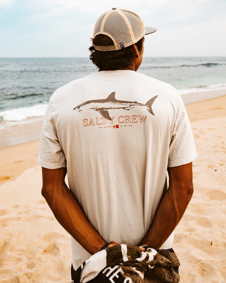 Salty Crew Brother Bruce S/S Premium Tee - BONE - Sun Diego Boardshop