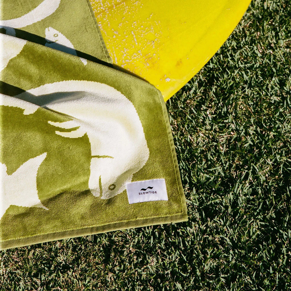 Slowtide Big Game Woven Towel - Avocado - Sun Diego Boardshop