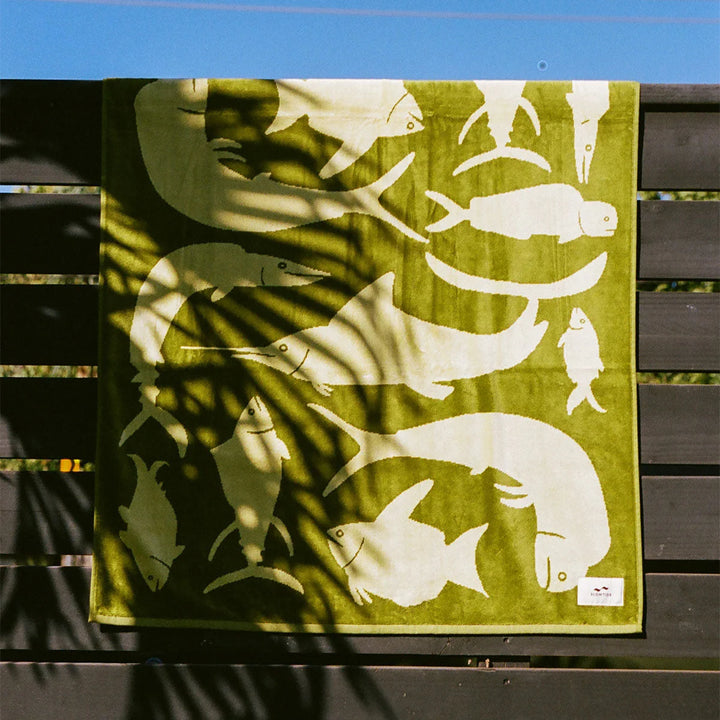 Slowtide Big Game Woven Towel - Avocado - Sun Diego Boardshop