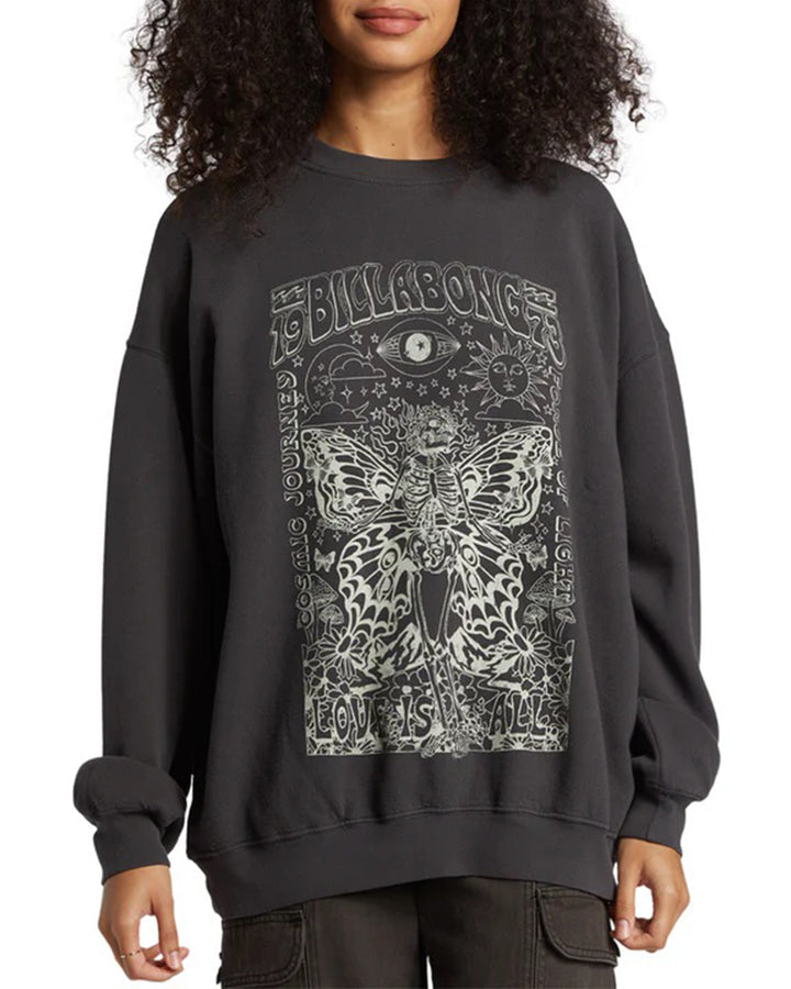 Billabong Ride In Oversized Crewneck Sweatshirt - BLACK SANDS 5 - Sun Diego Boardshop