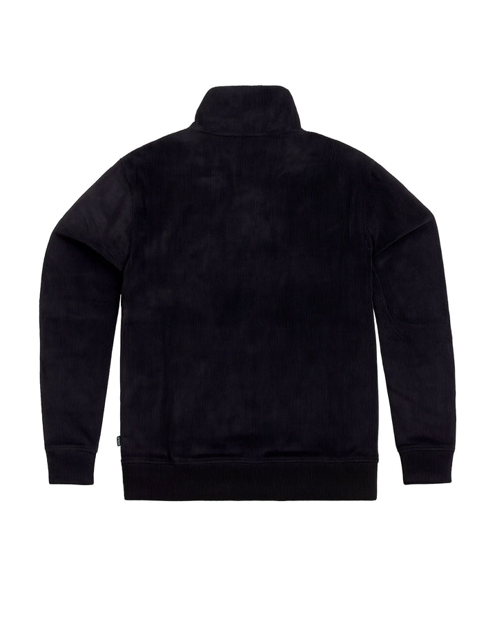 Birds Of Condor Men's Rage Cord Quarter Zip - Black - Sun Diego Boardshop