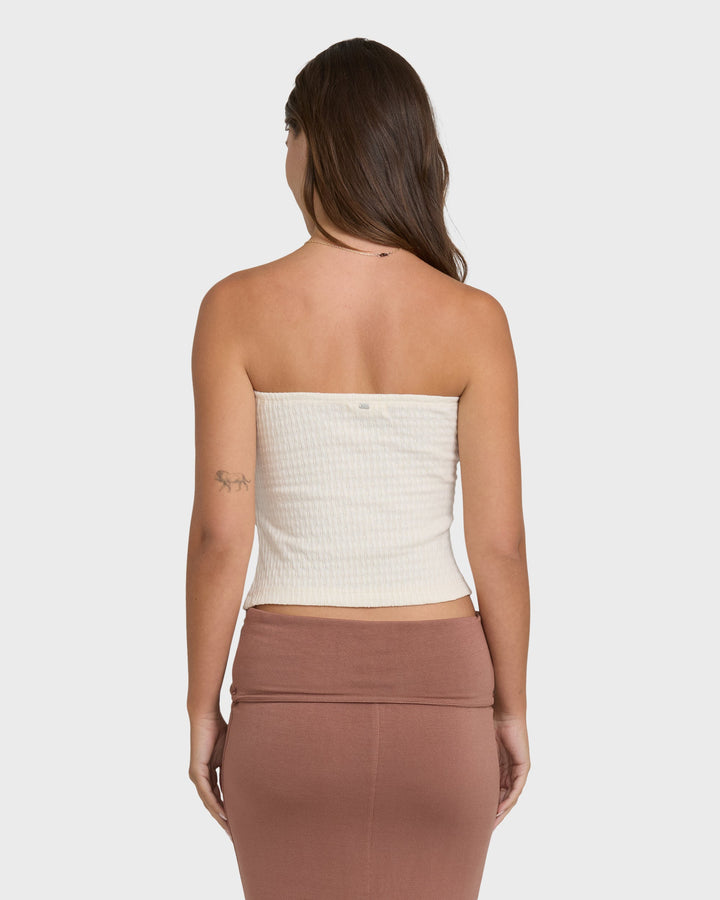 Billabong Women's Sweet Coast Tube Top - White Cap - Sun Diego Boardshop