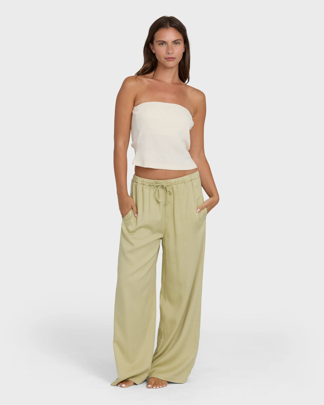 Billabong Women's Wanderer Solid Pants - Cactus - Sun Diego Boardshop
