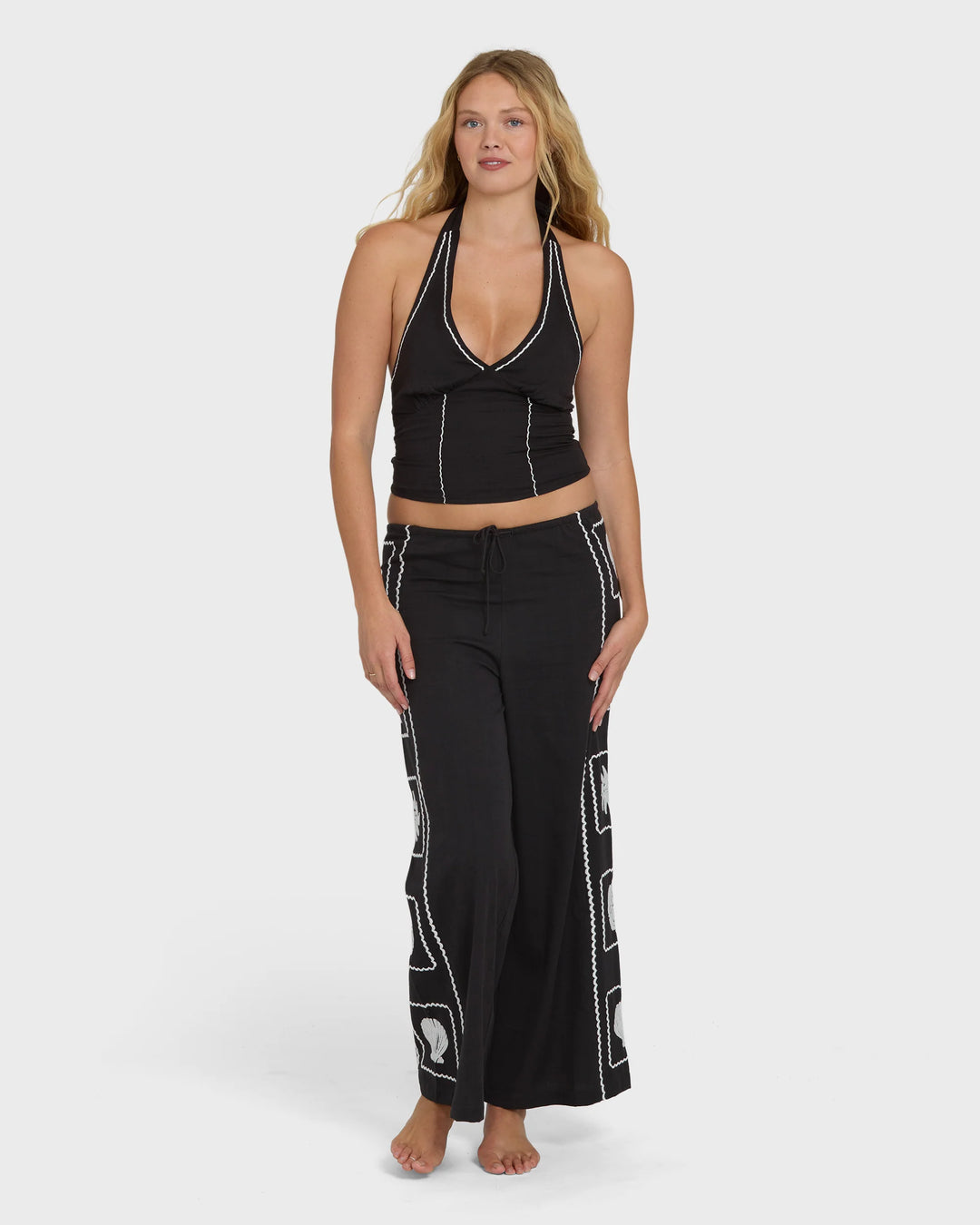 Billabong Women's Sea Side Dreamer Pants - Black Sands - Sun Diego Boardshop