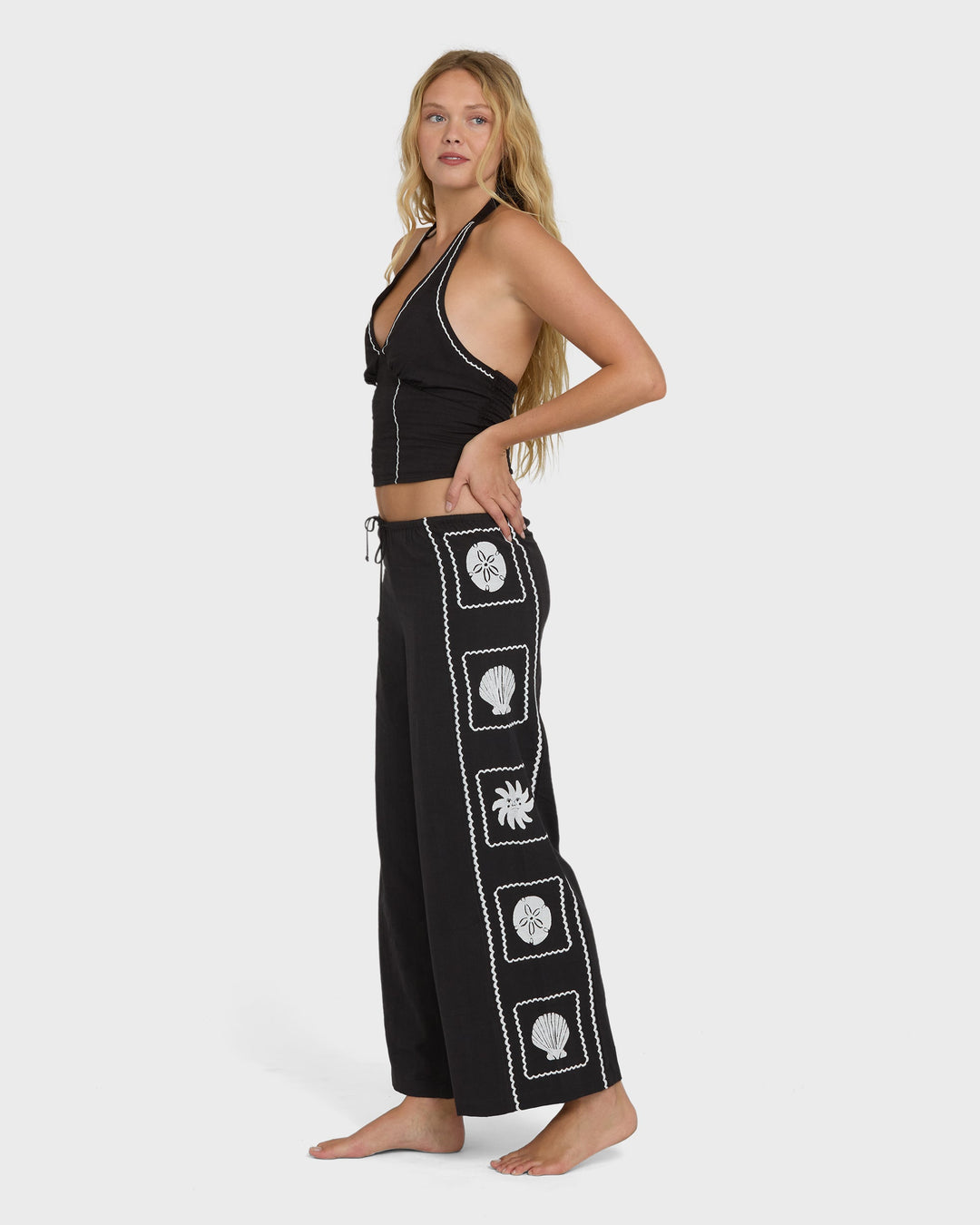Billabong Women's Sea Side Dreamer Pants - Black Sands - Sun Diego Boardshop