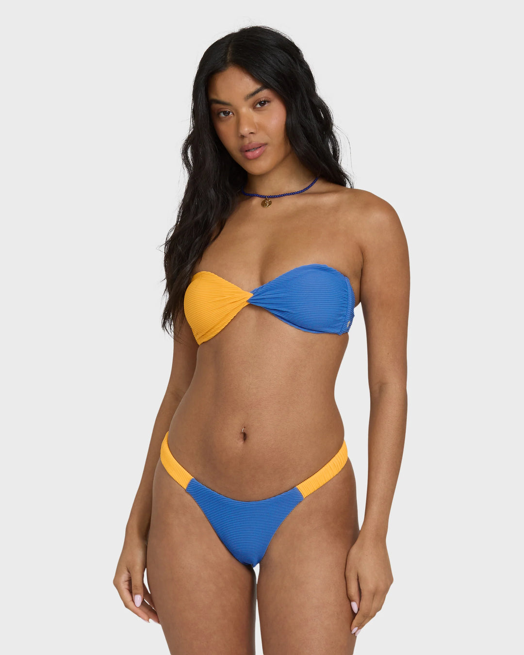 Billabong Women's Tanlines Twist Bandeau Bikini Top - True Blue - Sun Diego Boardshop