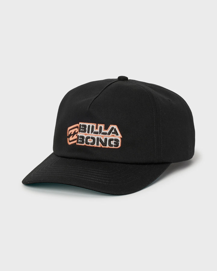 Billabong Men's Straddie Strapback Hat - Black - Sun Diego Boardshop