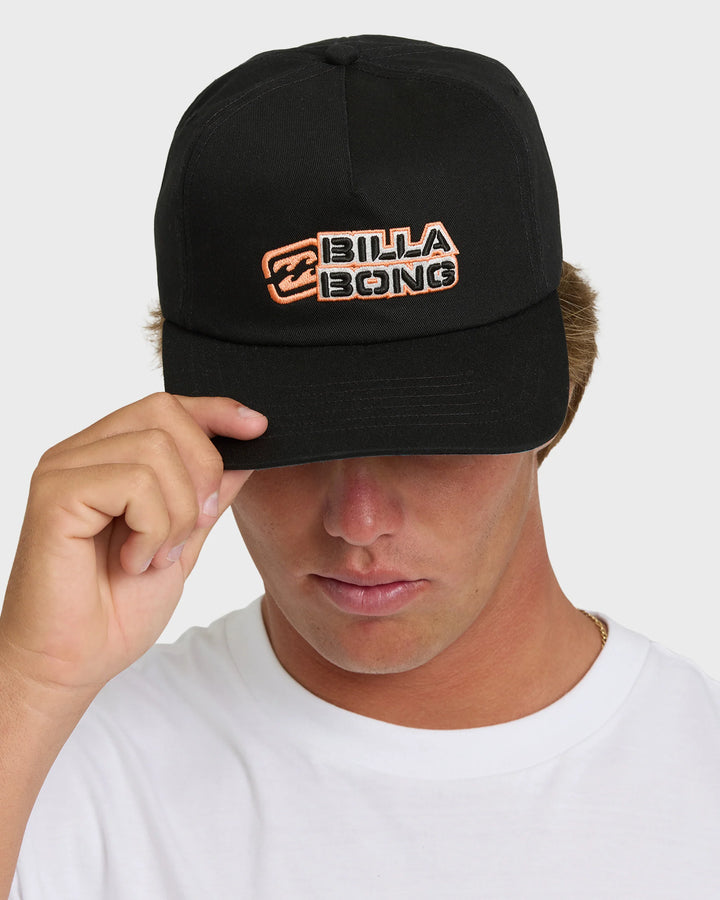 Billabong Men's Straddie Strapback Hat - Black - Sun Diego Boardshop