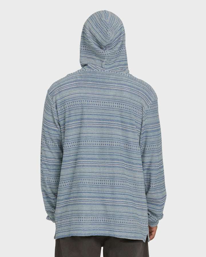 Billabong Men's Flecker Diego YD Pullover Hoodie - Blue Fog