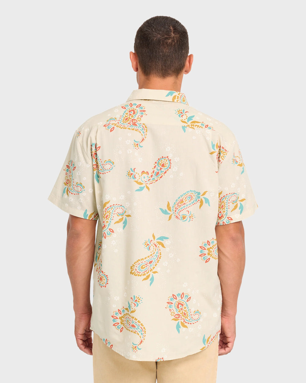 Billabong Men's Sundays Short Sleeve Woven Shirt - Oatmeal - Sun Diego Boardshop