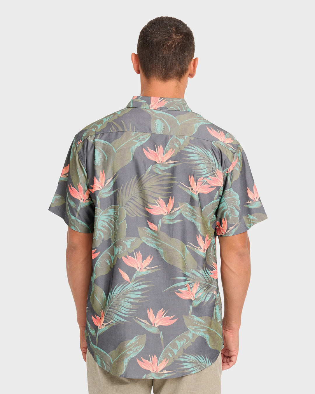 Billabong Men's Sundays Lounge Short Sleeve Woven Shirt - Phantom - Sun Diego Boardshop