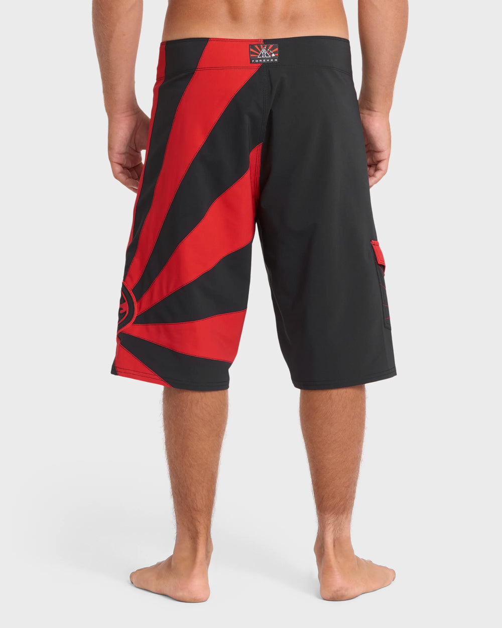 Billabong Men's A.I. Rising Sun Pro 22" Boardshorts - Black/Red - Sun Diego Boardshop