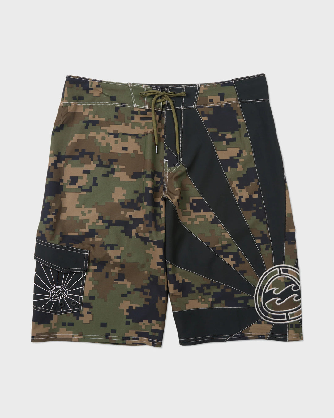 Billabong Men's A.I. Rising Sun Pro 22" Boardshorts - Dark Olive - Sun Diego Boardshop