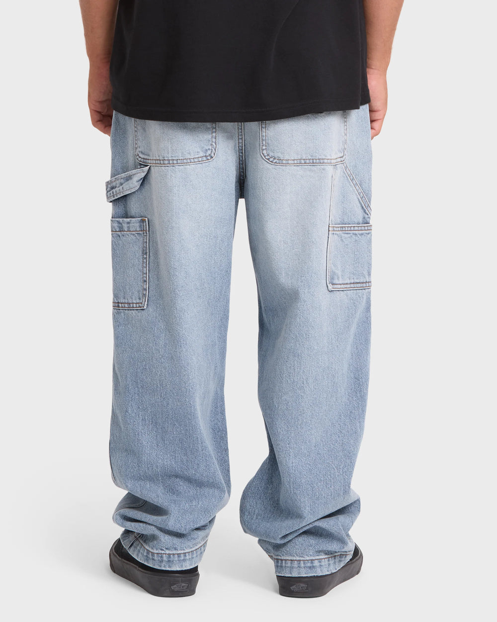 Billabong Men's Bad Dog Carpenter Pants - Bleached Blue Wash - Sun Diego Boardshop