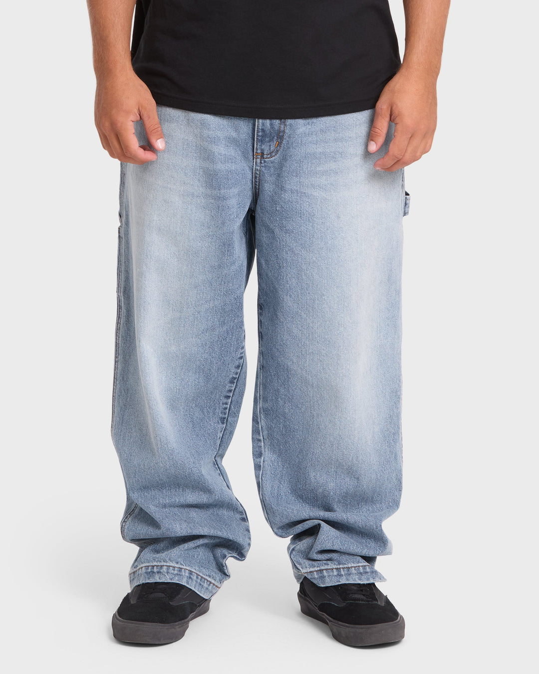 Billabong Men's Bad Dog Carpenter Pants - Bleached Blue Wash - Sun Diego Boardshop