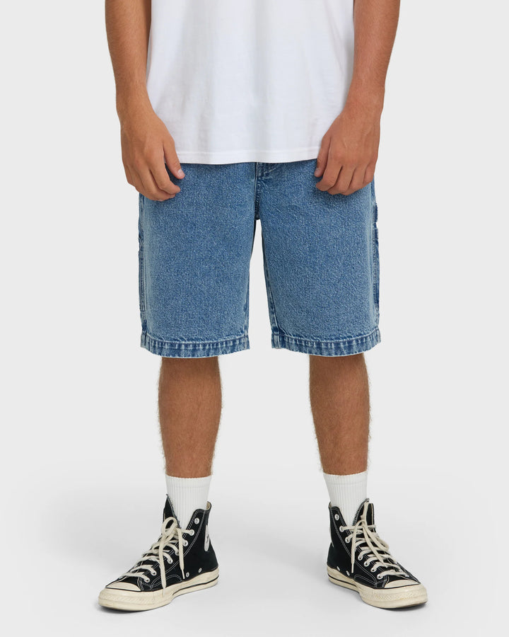 Billabong Men's Bad Dog 22" Denim Shorts - Faded Denim - Sun Diego Boardshop
