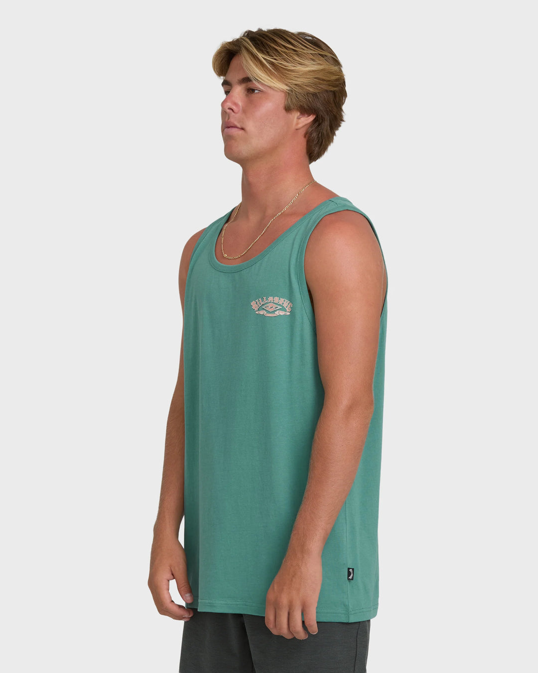 Billabong Men's Heritage Arch Premium Tank Top - Deep Sea