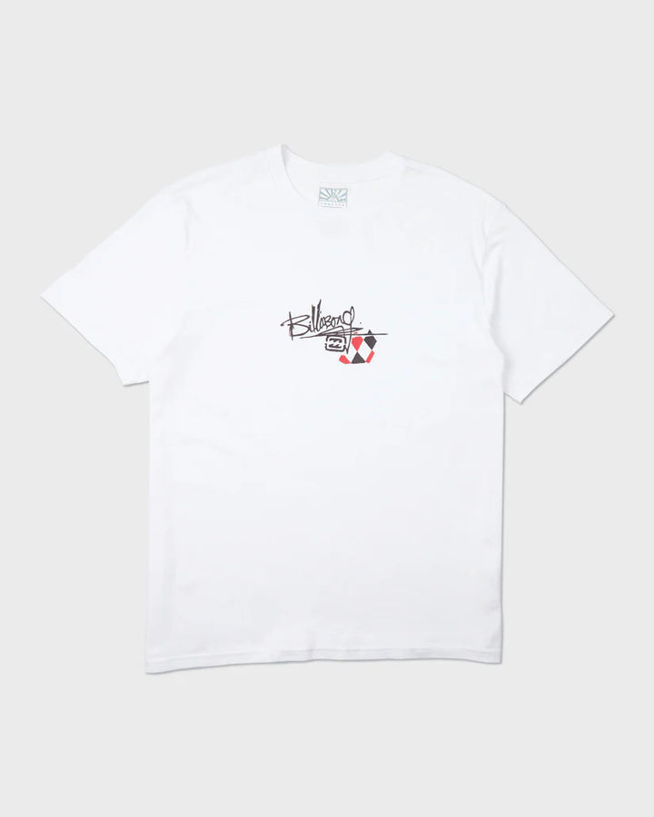 Billabong A.I. Argyle Premium Short Sleeve T-Shirt - White - Sun Diego Boardshop