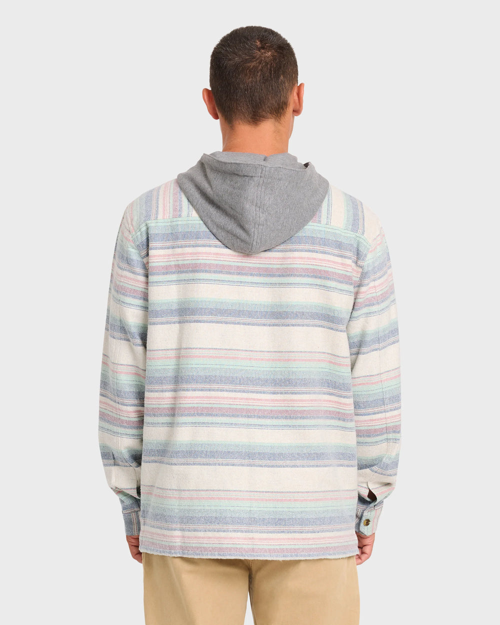 Billabong Men's Baja Long Sleeve Flannel Shirt - Oatmeal - Sun Diego Boardshop