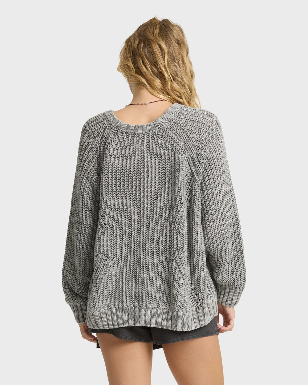 Billabong Women's Gone Fishin Crewneck Sweater - Cobblestone - Sun Diego Boardshop