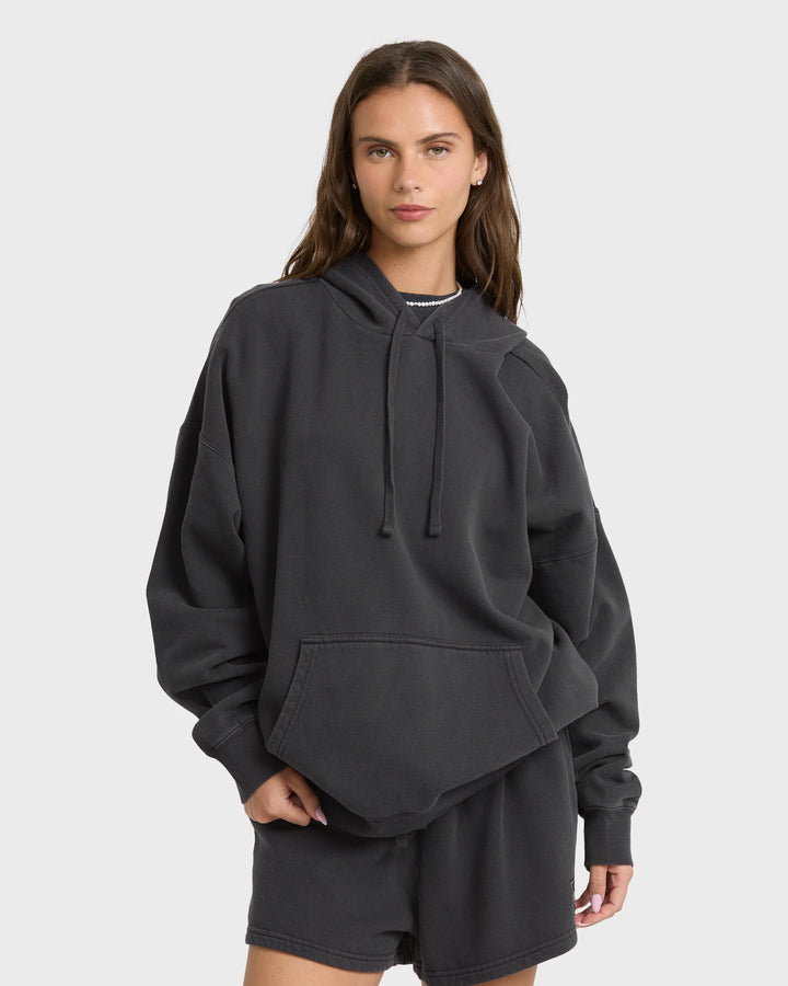 Billabong Women's All Stacked Pullover Hoodie - Black Sands - Sun Diego Boardshop