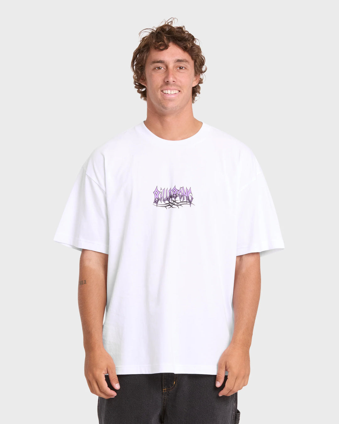 Billabong Men's Barb OG Short Sleeve Knit T-Shirt - White - Sun Diego Boardshop