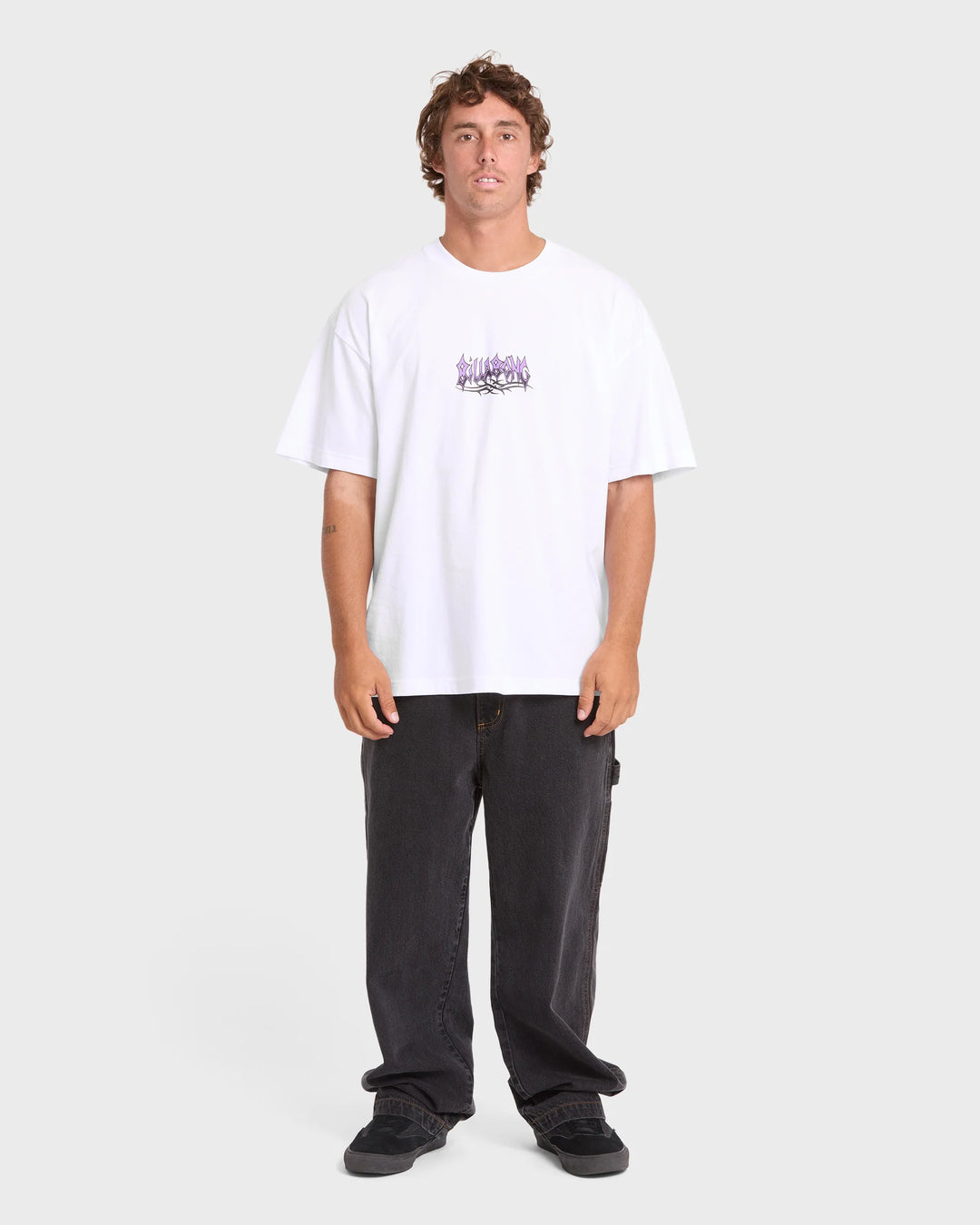 Billabong Men's Barb OG Short Sleeve Knit T-Shirt - White - Sun Diego Boardshop