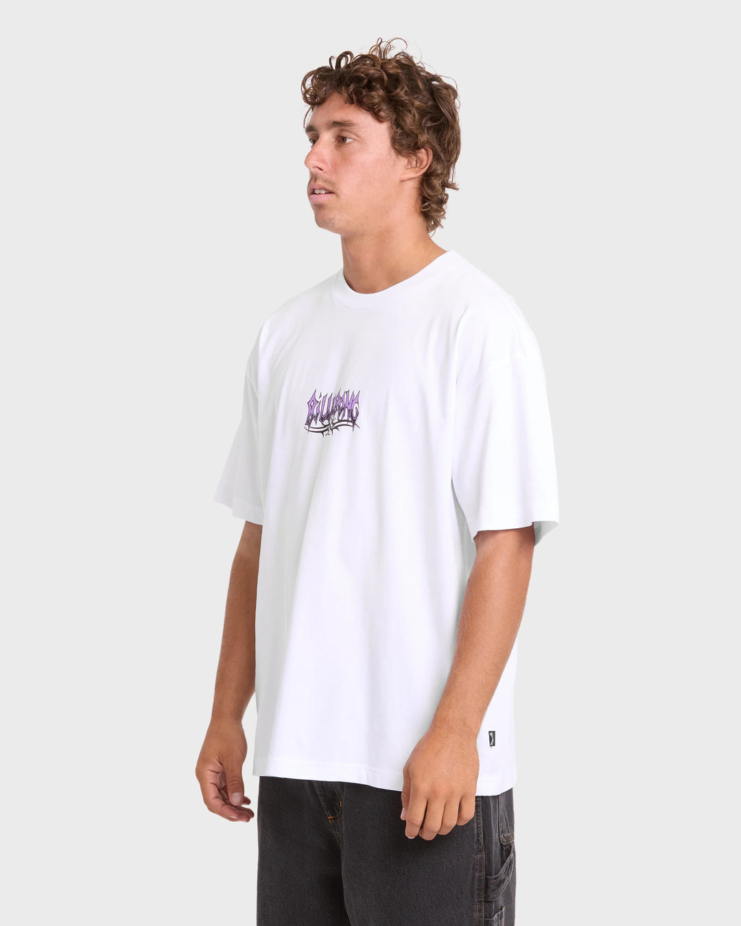 Billabong Men's Barb OG Short Sleeve Knit T-Shirt - White - Sun Diego Boardshop