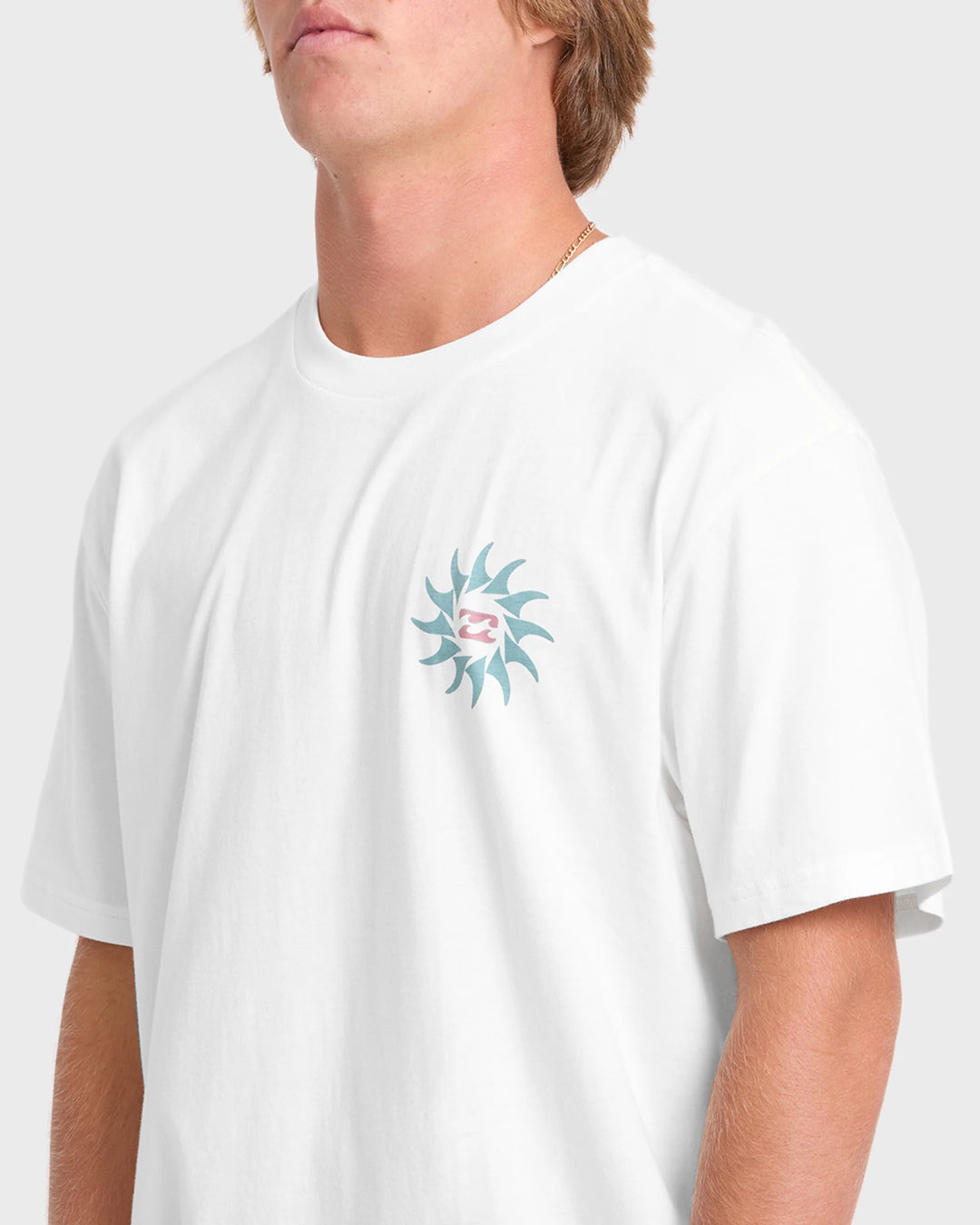 Billabong Men's Rotation Premium Short Sleeve Knit Graphic T-Shirt - Off White - Sun Diego Boardshop