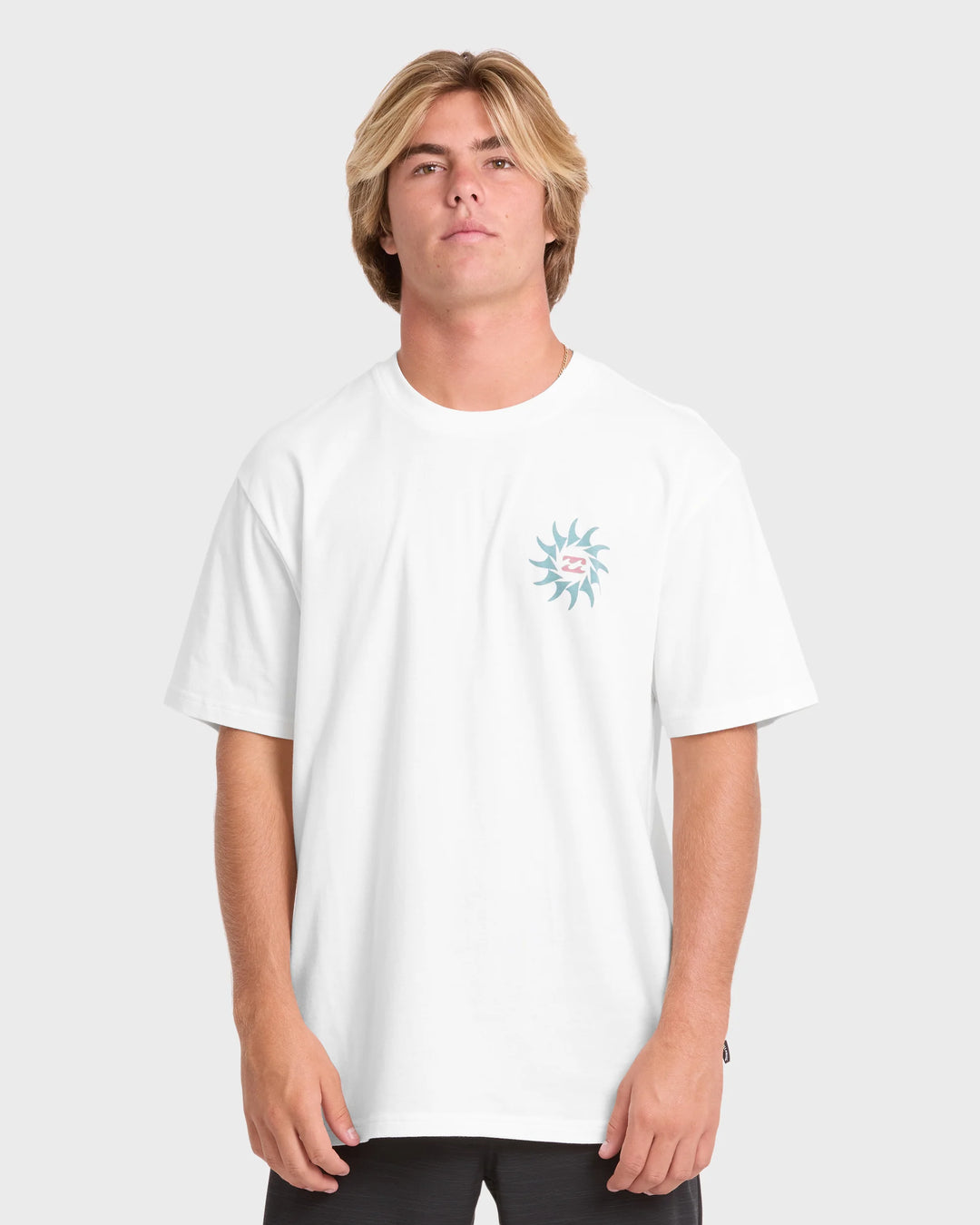 Billabong Men's Rotation Premium Short Sleeve Knit Graphic T-Shirt - Off White - Sun Diego Boardshop