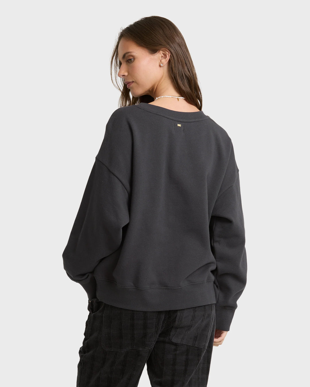 Billabong Women's Holidazed Crewneck Sweatshirt - Black Sands - Sun Diego Boardshop
