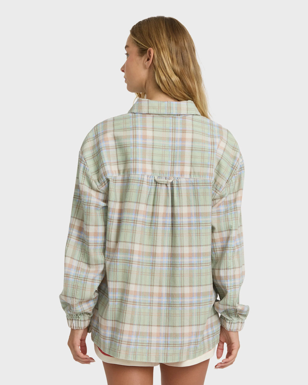 Billabong Women's Adventure Division Bear Trap Long Sleeve Corduroy Shirt - Crystal Green - Sun Diego Boardshop