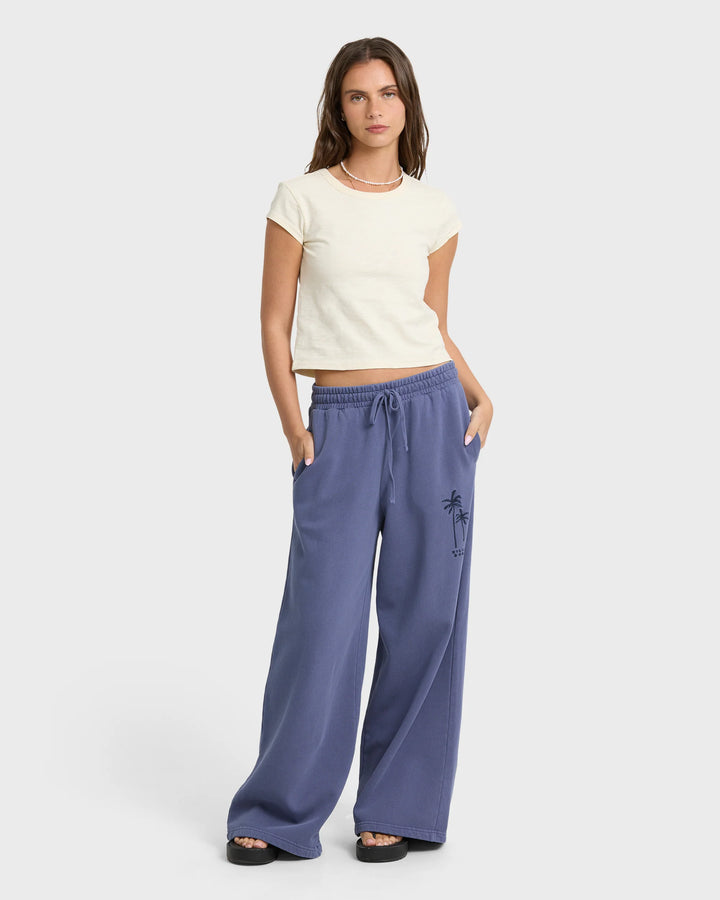 Billabong Women's Tides Saltwashed Fleece Sweatpants - Classic Navy - Sun Diego Boardshop
