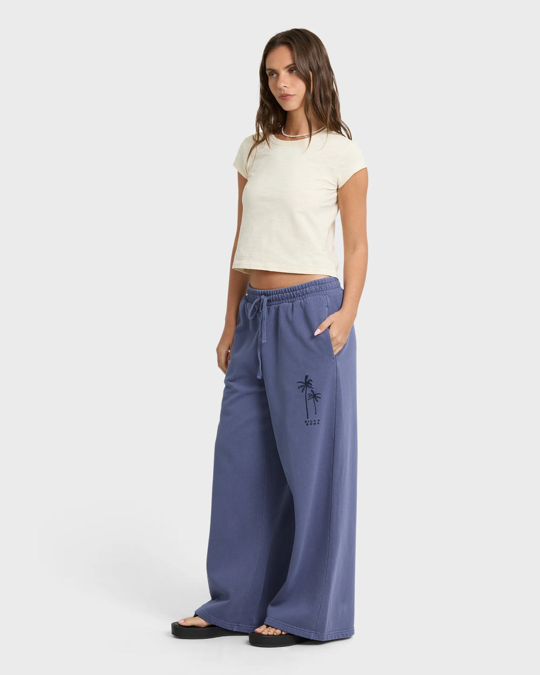 Billabong Women's Tides Saltwashed Fleece Sweatpants - Classic Navy - Sun Diego Boardshop