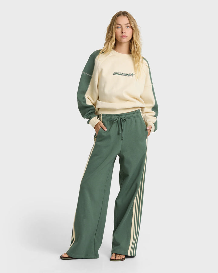 Billabong Women's High Grade Fleece Sweatpants - Rain Forest - Sun Diego Boardshop
