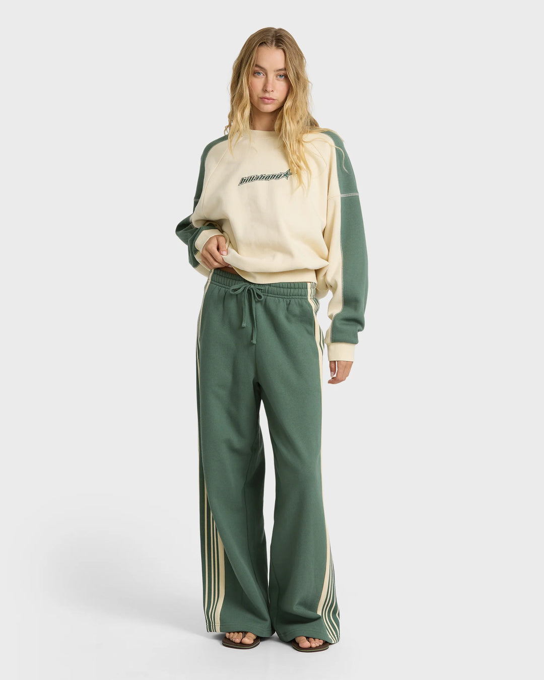 Billabong Women's High Grade Fleece Sweatpants - Rain Forest - Sun Diego Boardshop