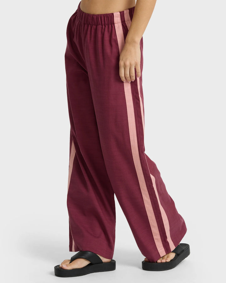 Billabong Women's Holidazed Track Pants - Pomegranate - Sun Diego Boardshop