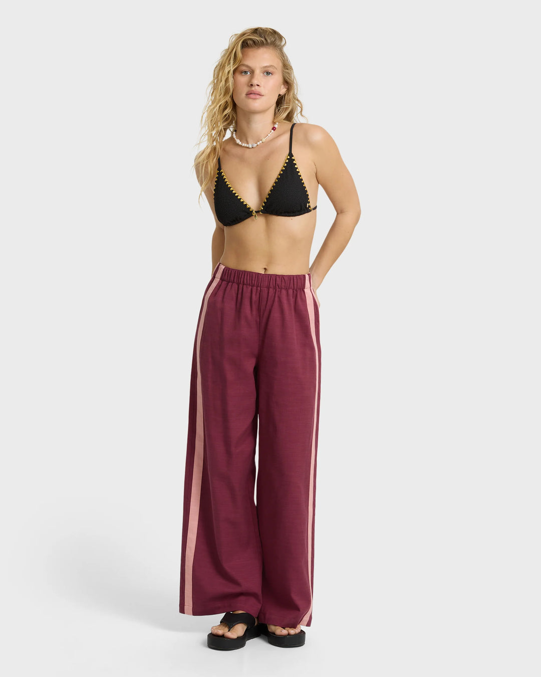 Billabong Women's Holidazed Track Pants - Pomegranate - Sun Diego Boardshop