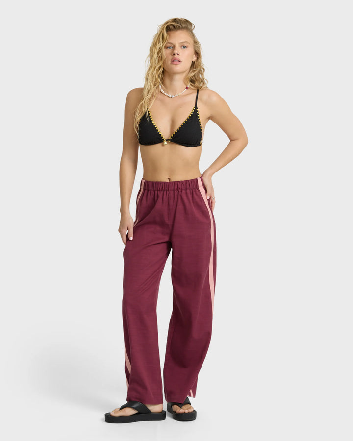 Billabong Women's Holidazed Track Pants - Pomegranate - Sun Diego Boardshop