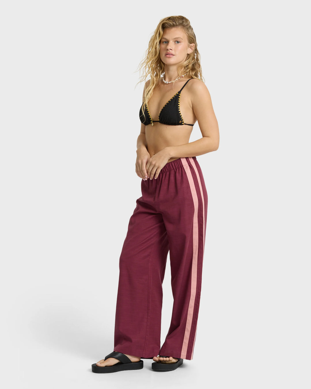 Billabong Women's Holidazed Track Pants - Pomegranate - Sun Diego Boardshop